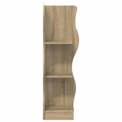 Corner Shelf Sonoma Oak 34 x 33 x 102 cm Engineered Wood