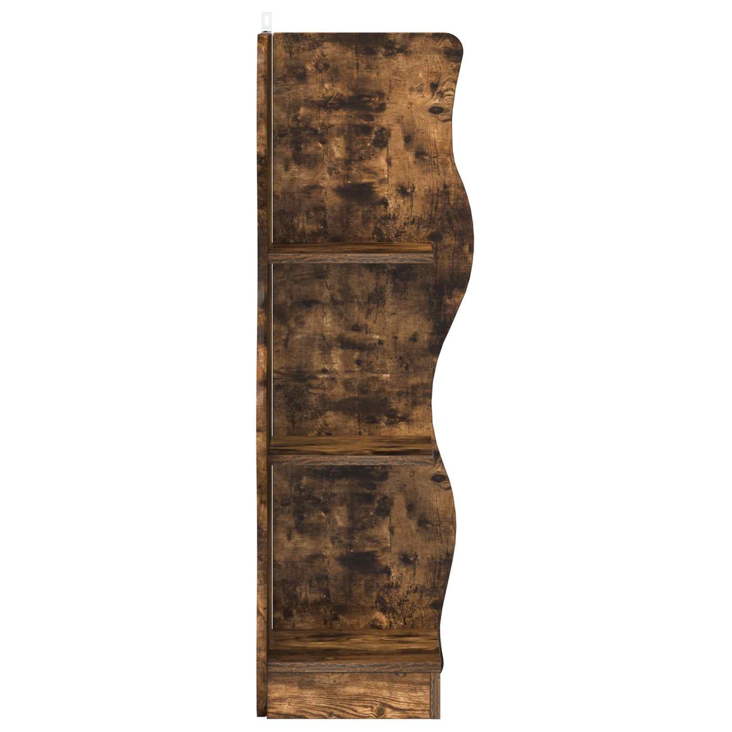Corner Shelf Smoked Oak 34 x 33 x 102 cm Engineered Wood