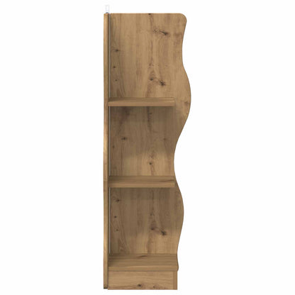 Corner Shelf Artisan Oak 34 x 33 x 102 cm Engineered Wood