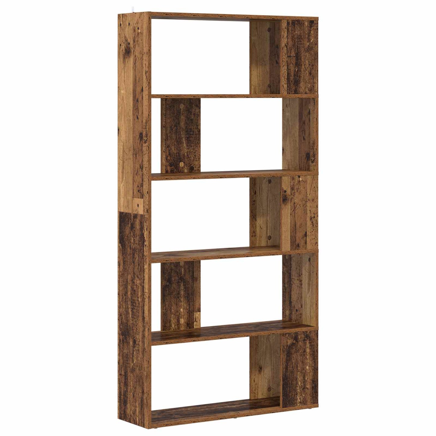 Book Cabinet Old Wood 80 x 24 x 159 cm Engineered Wood