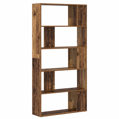 Book Cabinet Old Wood 80 x 24 x 159 cm Engineered Wood