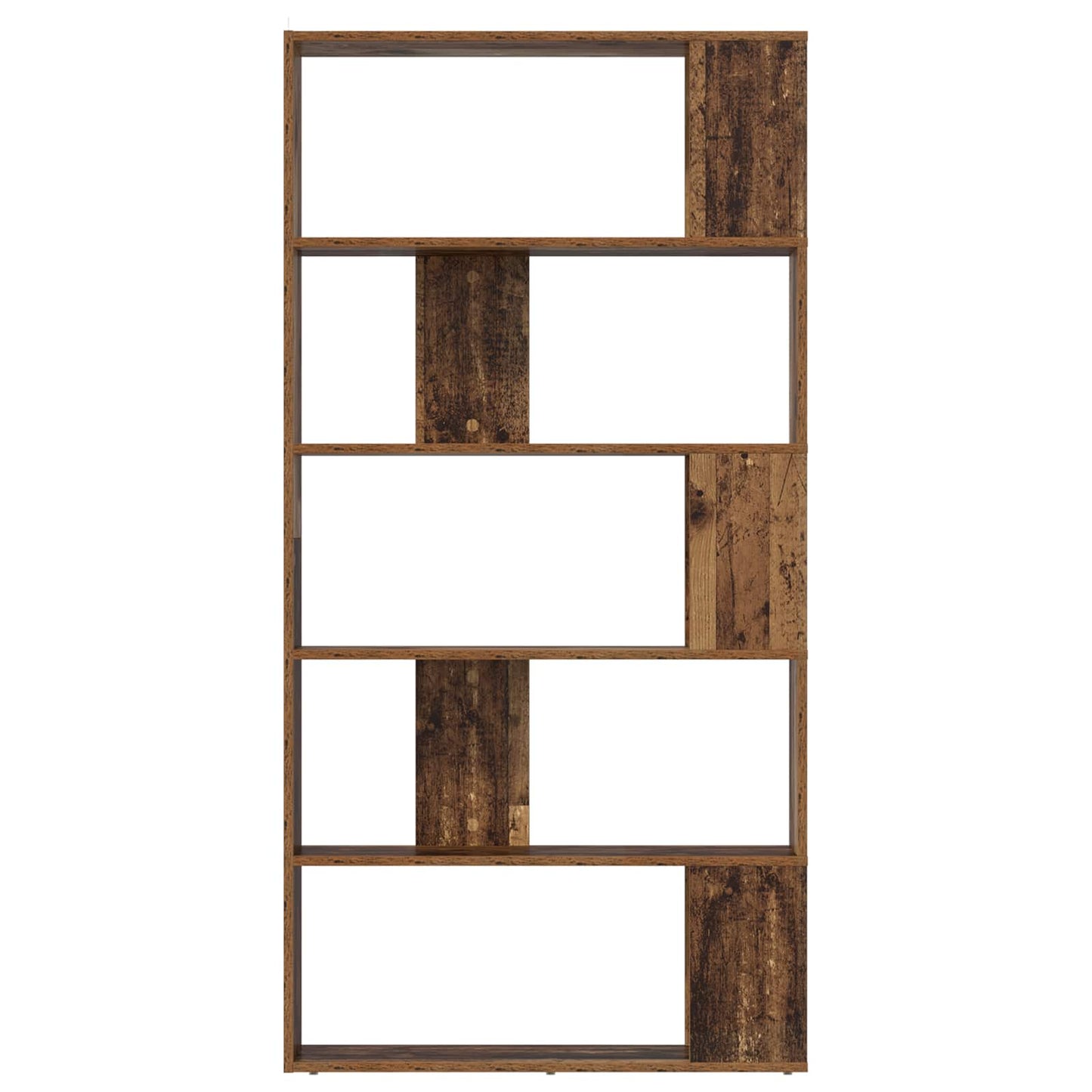 Book Cabinet Old Wood 80 x 24 x 159 cm Engineered Wood
