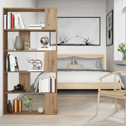 Book Cabinet Artisan Oak 80 x 24 x 159 cm Engineered Wood