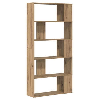 Book Cabinet Artisan Oak 80 x 24 x 159 cm Engineered Wood