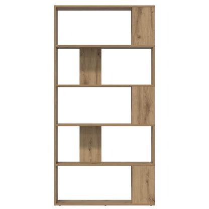 Book Cabinet Artisan Oak 80 x 24 x 159 cm Engineered Wood