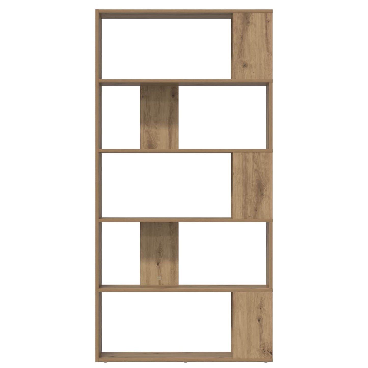 Book Cabinet Artisan Oak 80 x 24 x 159 cm Engineered Wood