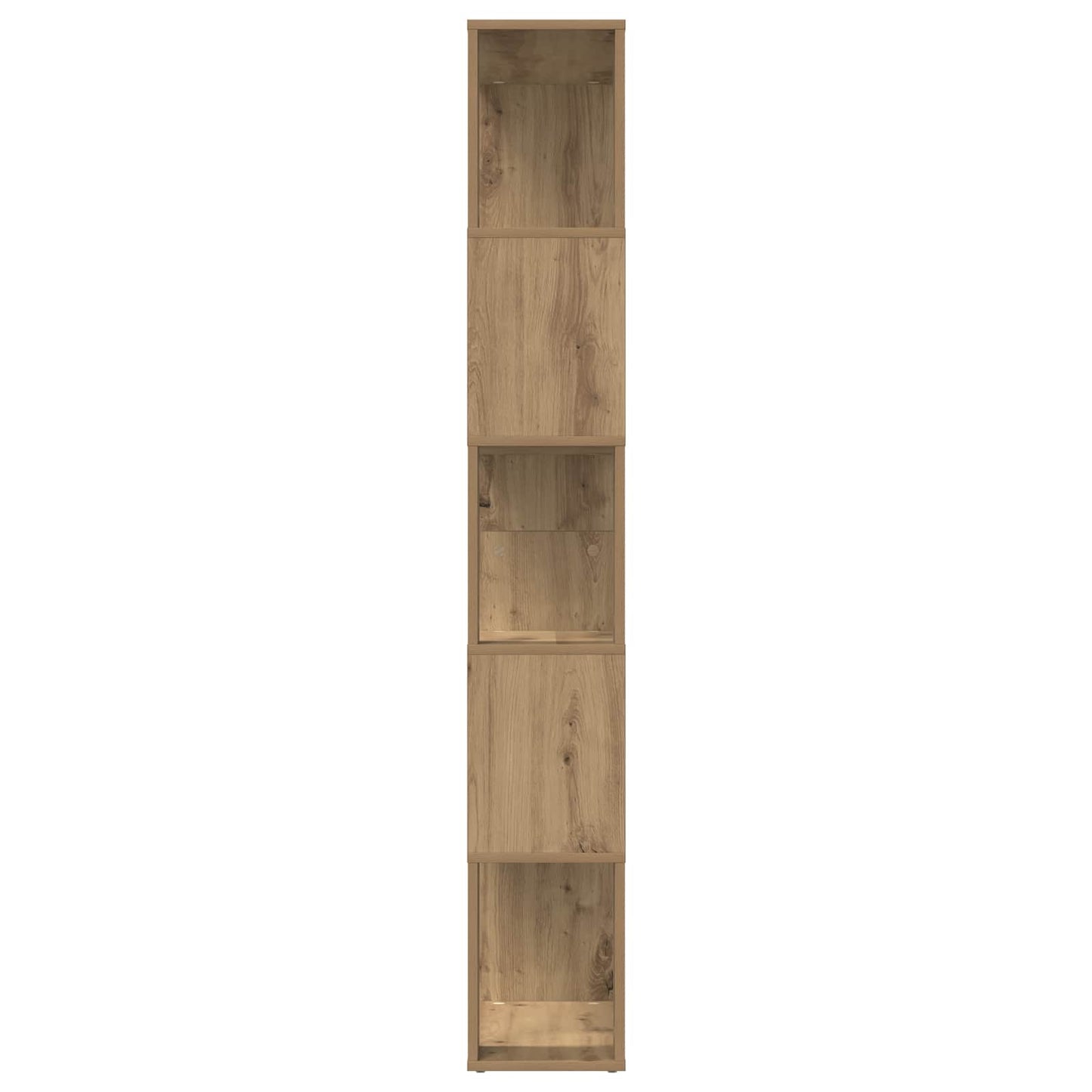 Book Cabinet Artisan Oak 80 x 24 x 159 cm Engineered Wood