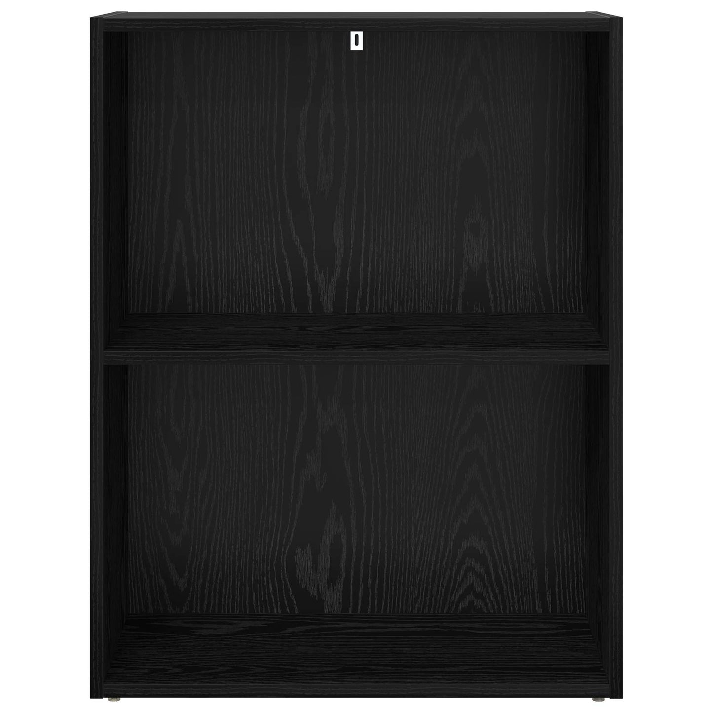 Bookshelf Black Oak 60 x 30 x 76.5 cm Engineered Wood