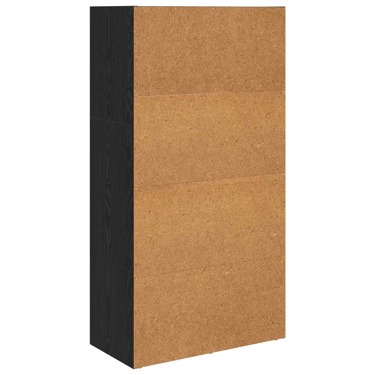 Bookshelf 60 x 30 x 114 cm Engineered Wood Black Oak