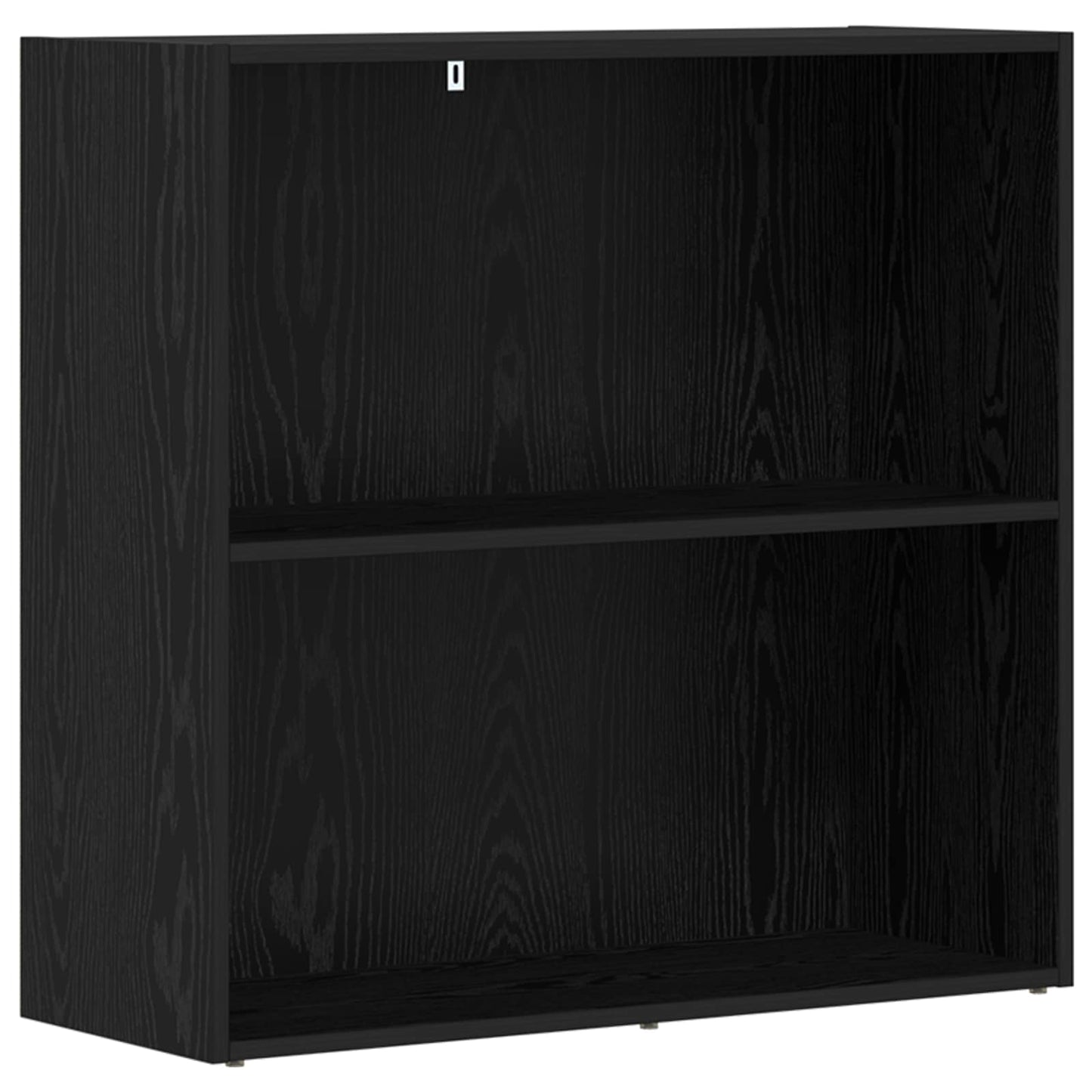 Bookshelf Black Oak 80 x 30 x 76.5 cm Engineered Wood