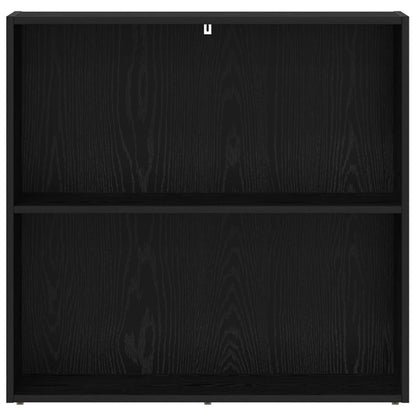 Bookshelf Black Oak 80 x 30 x 76.5 cm Engineered Wood