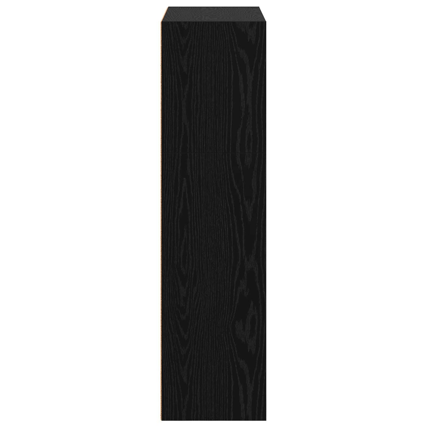Bookshelf Black Oak 80 x 30 x 114 cm Engineered Wood