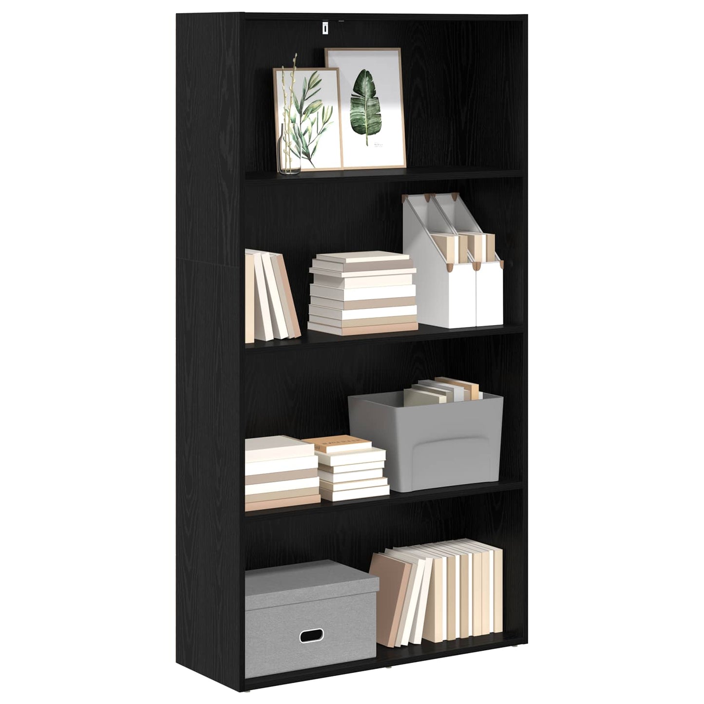 Freestanding Bookshelf 80 x 30 x 152 cm Engineered Wood