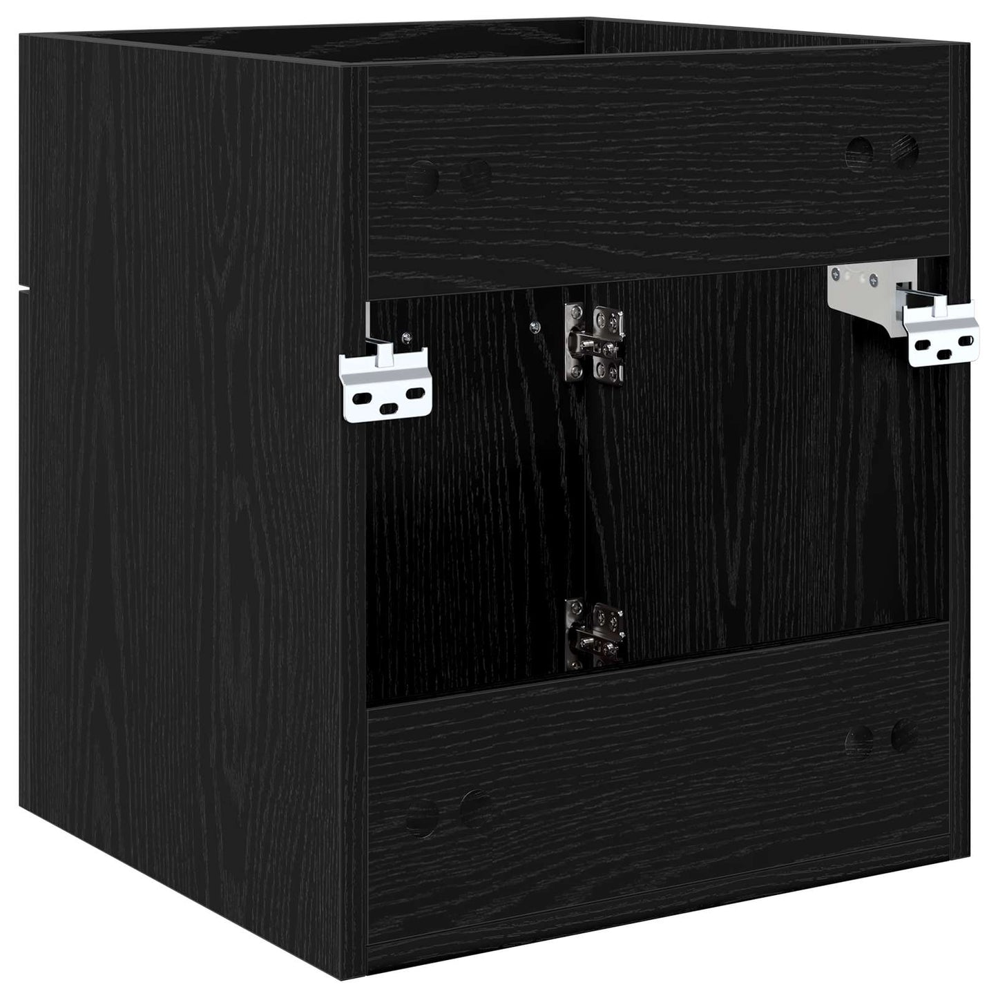 Sink cabinet Black Oak 41 x 38.5 x 46 cm Engineered Wood