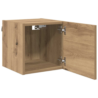 Wall Mounted TV Cabinet Artisan Oak 30.5 x 30 x 30 cm