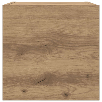 Wall Mounted TV Cabinet Artisan Oak 30.5 x 30 x 30 cm
