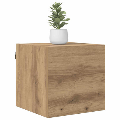 Wall Mounted TV Cabinet Artisan Oak 30.5 x 30 x 30 cm