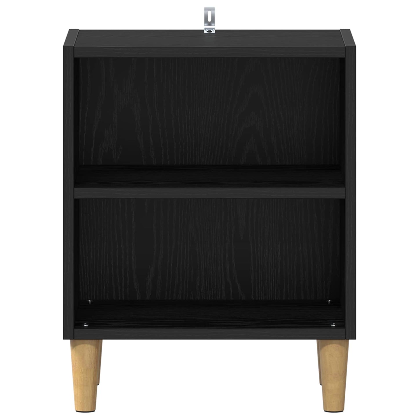 Bed Cabinet 2 pcs Black Oak 40 x 30 x 50 cm Engineered Wood