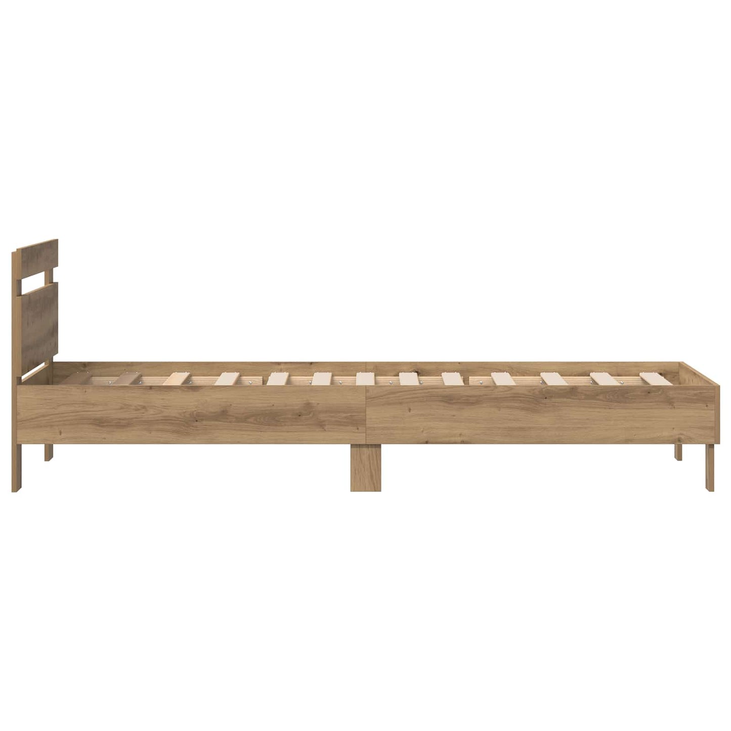 Bed Frame Artisan Oak 98.5 x 200 cm Engineered Wood