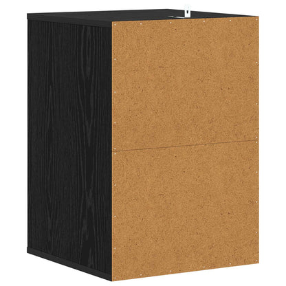 Drawer Cabinet 3-Drawer Black Oak 41 x 40 x 58 cm