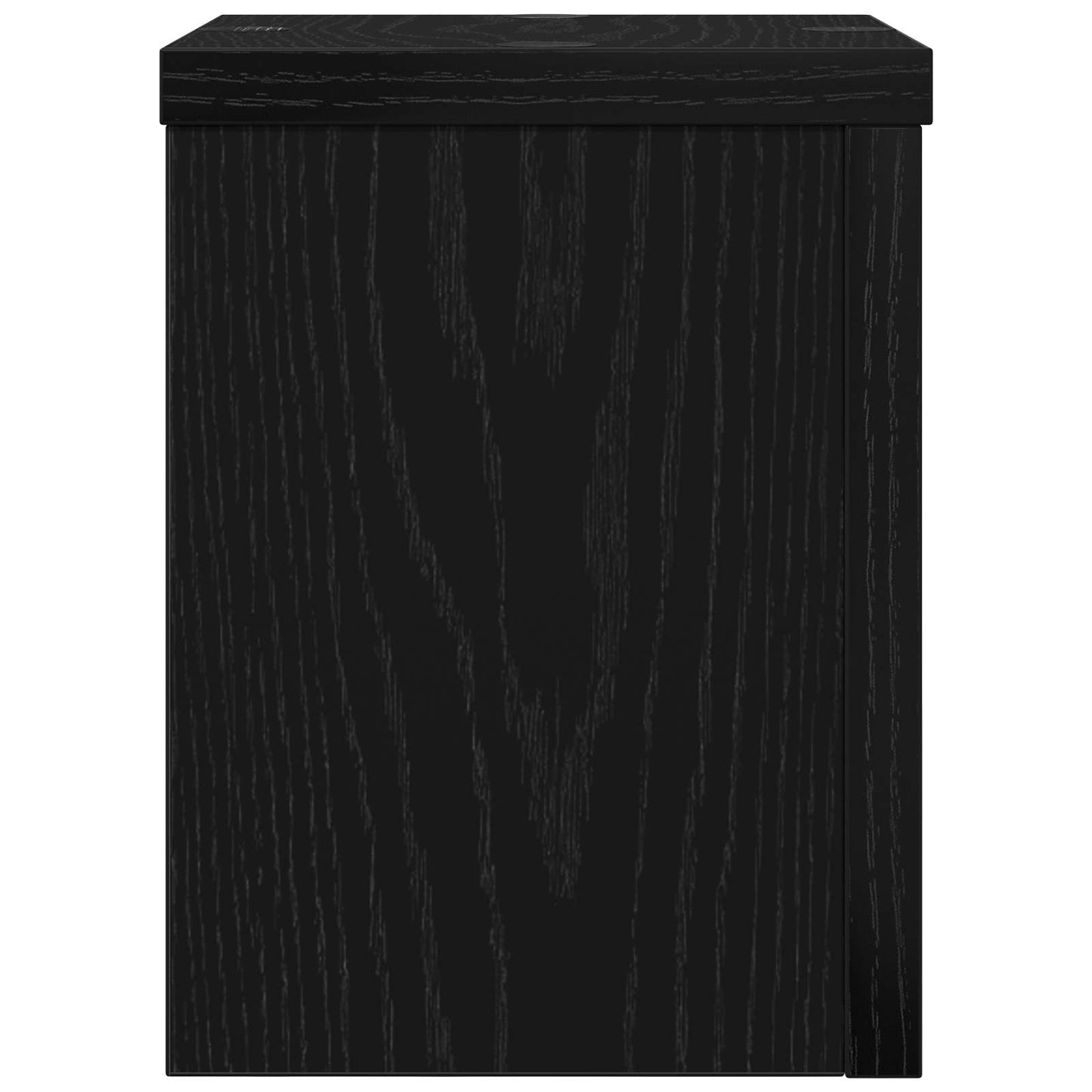 Plant Stand 2 pcs Black Oak 15 x 15 x 20 cm Engineered Wood