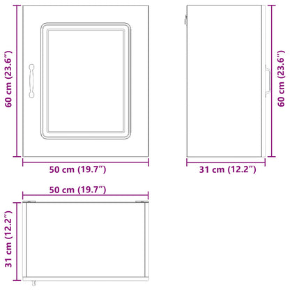 Dishwasher Panel Kalmar Black Oak 50 x 31 x 60 cm
