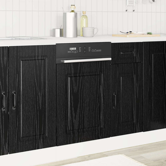 Kitchen Cabinet Kalmar Black Oak 45 x 1.5 x 67 cm