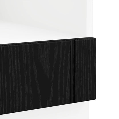 Oven Cabinet LUCCA Black Oak 60 x 46 x 81.5 cm Engineered Wood
