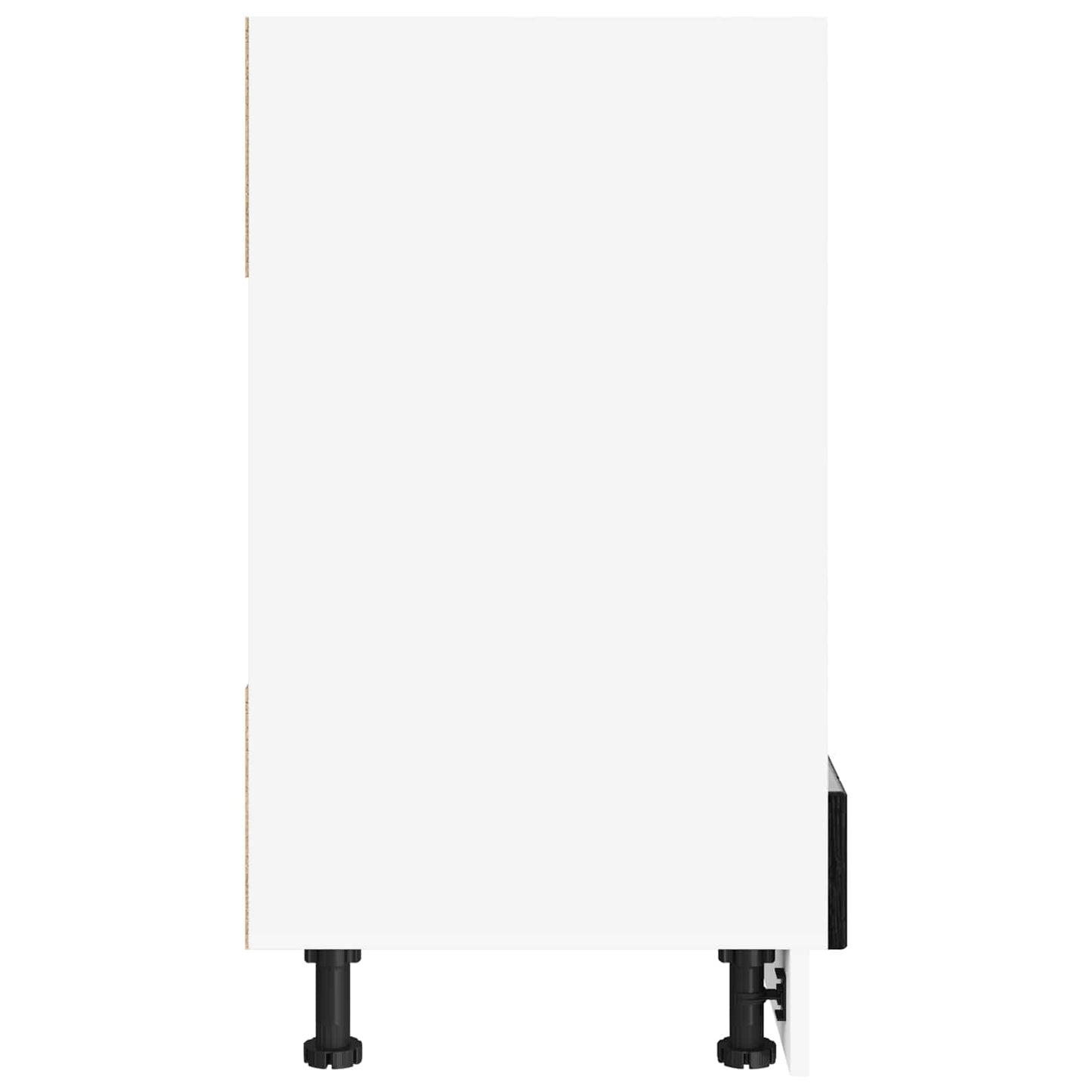 Oven Cabinet LUCCA Black Oak 60 x 46 x 81.5 cm Engineered Wood