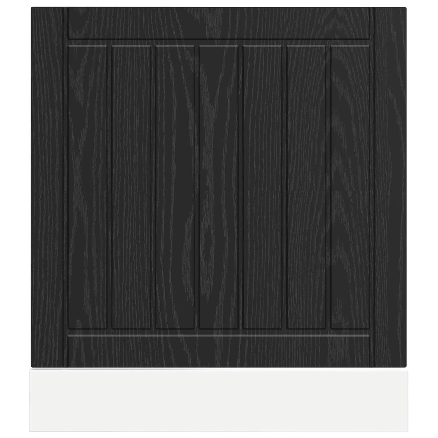 Kitchen Cabinet Black Oak 60 x 1.5 x 67 cm Engineered Wood