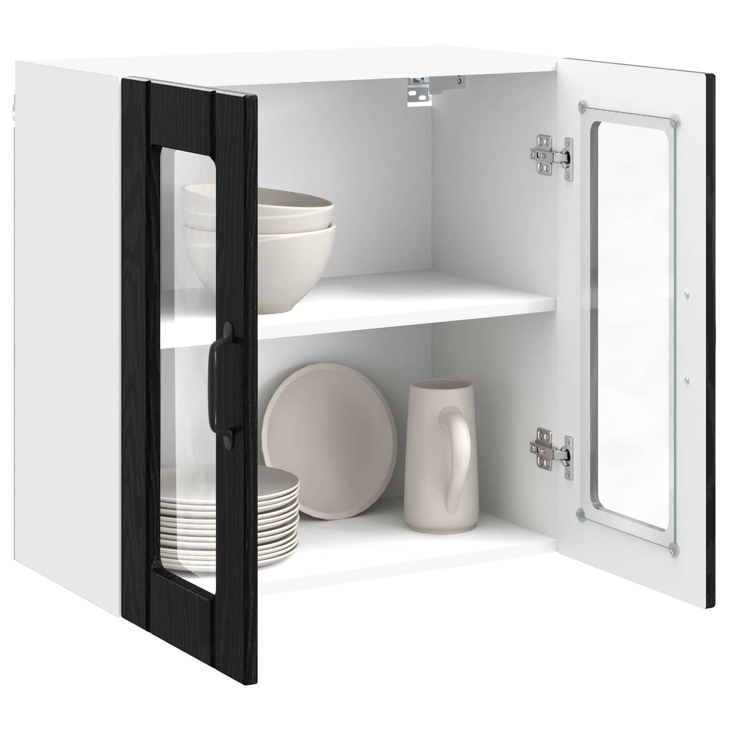 Kitchen Cabinet Black Oak 60 x 31 x 60 cm Engineered Wood