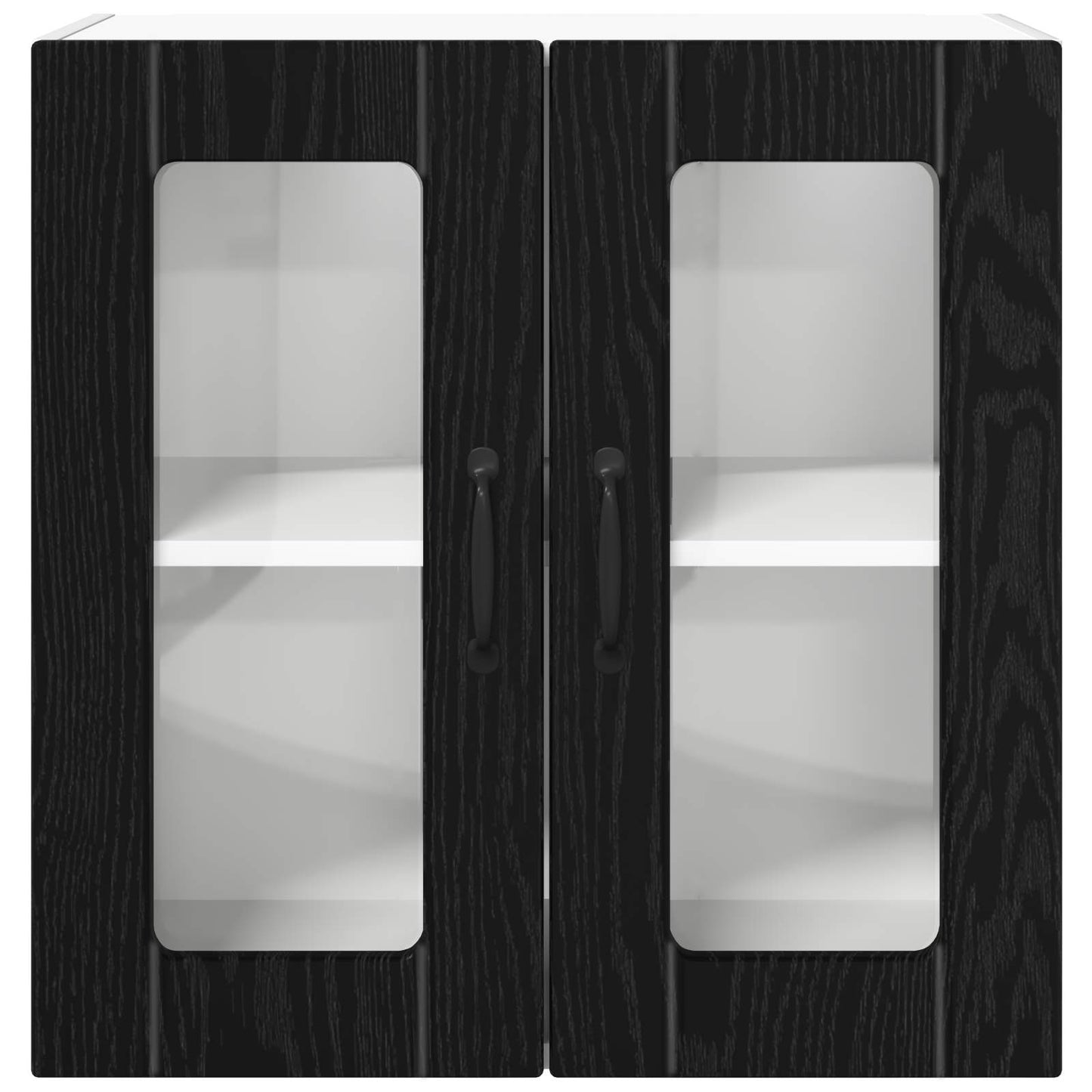 Kitchen Cabinet Black Oak 60 x 31 x 60 cm Engineered Wood