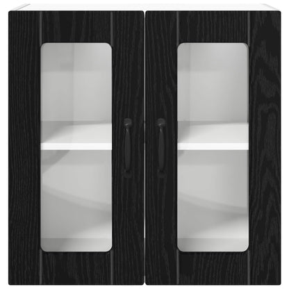 Kitchen Cabinet Black Oak 60 x 31 x 60 cm Engineered Wood