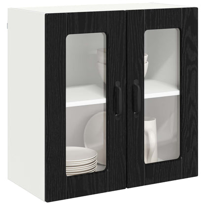 Kitchen Cabinet Black Oak 60 x 31 x 60 cm Engineered Wood