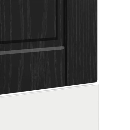 Kitchen Cabinet Black Oak 45 x 1.5 x 67 cm Engineered Wood