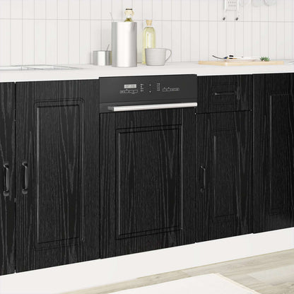 Dishwasher Panel PORTO Black Oak 45 x 1.5 x 57 cm