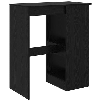 Bar Table 90 x 47.5 x 103.5 cm Engineered Wood Black Oak