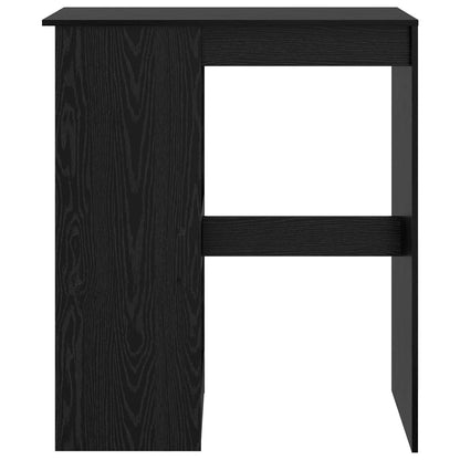 Bar Table Black Oak 90 x 47.5 x 103.5 cm Engineered Wood