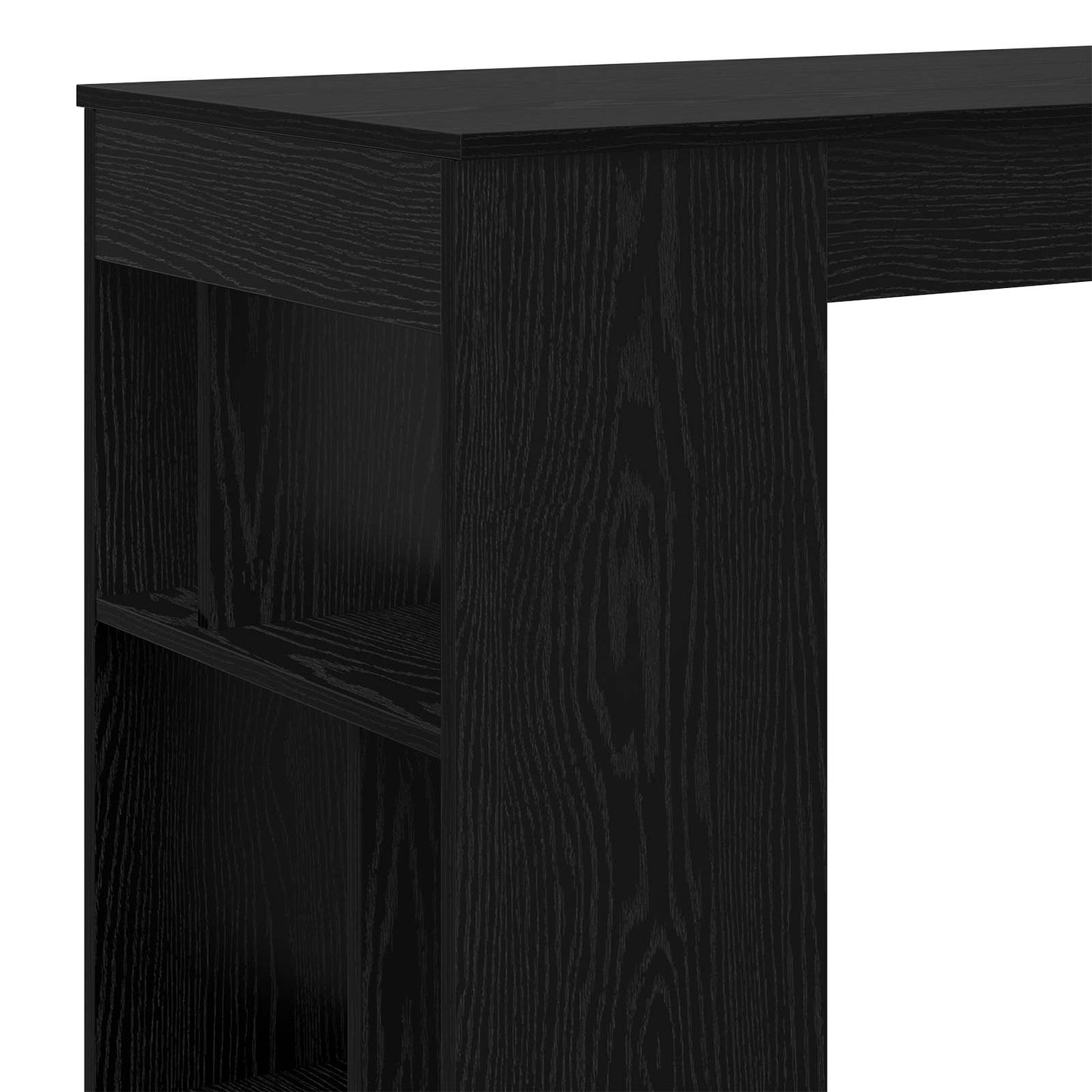 Bar Table 102 x 50 x 103.5 cm Engineered Wood Black Oak