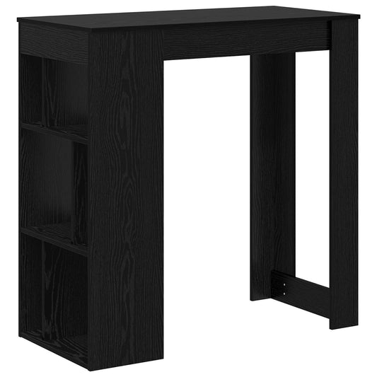 Bar Table 102 x 50 x 103.5 cm Engineered Wood Black Oak