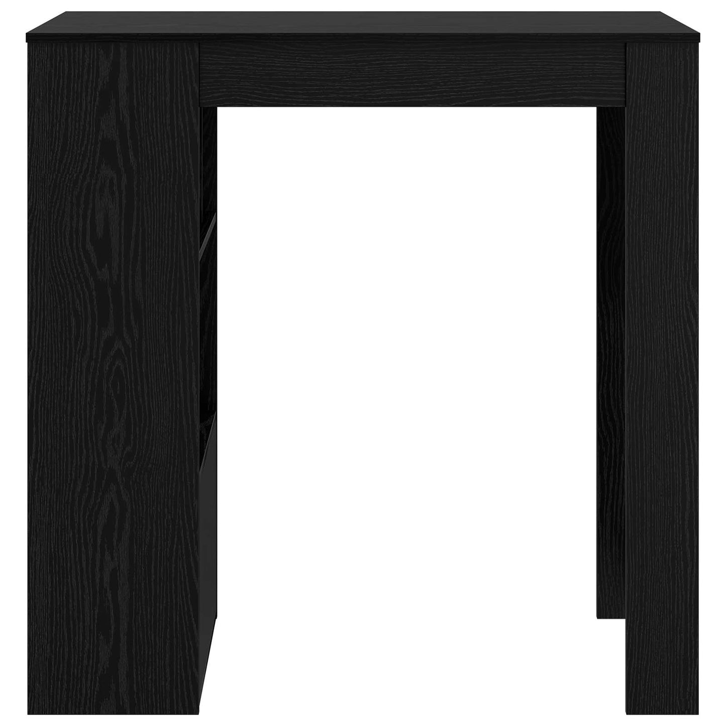 Bar Table 102 x 50 x 103.5 cm Engineered Wood Black Oak