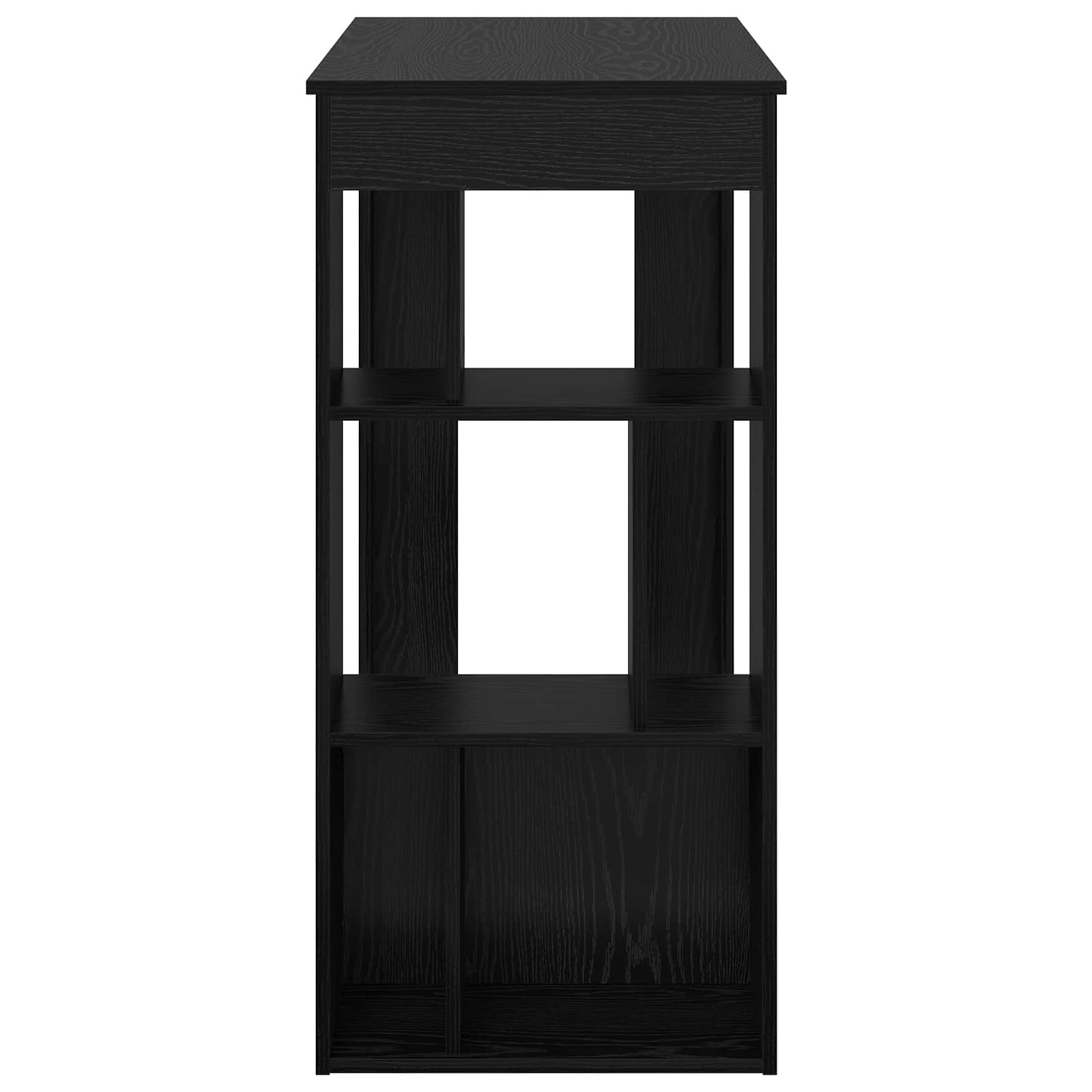 Bar Table 102 x 50 x 103.5 cm Engineered Wood Black Oak