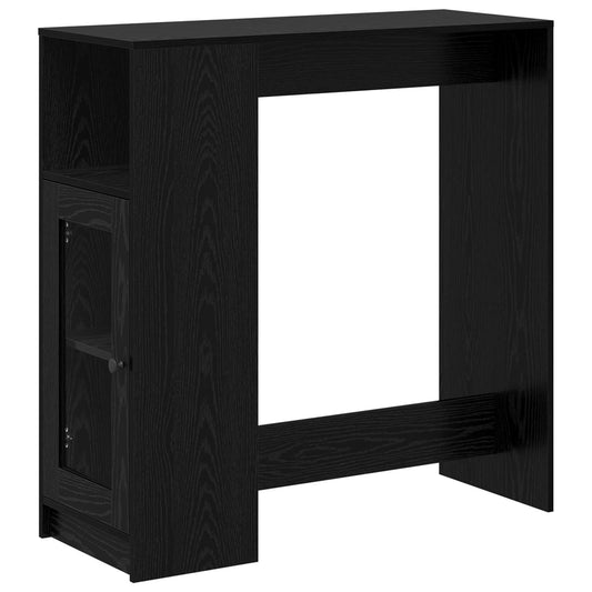 Bar Table 101 x 40 x 103.5 cm Engineered Wood Black Oak