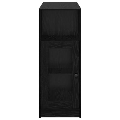 Bar Table Black Oak 101 x 40 x 103.5 cm Engineered Wood