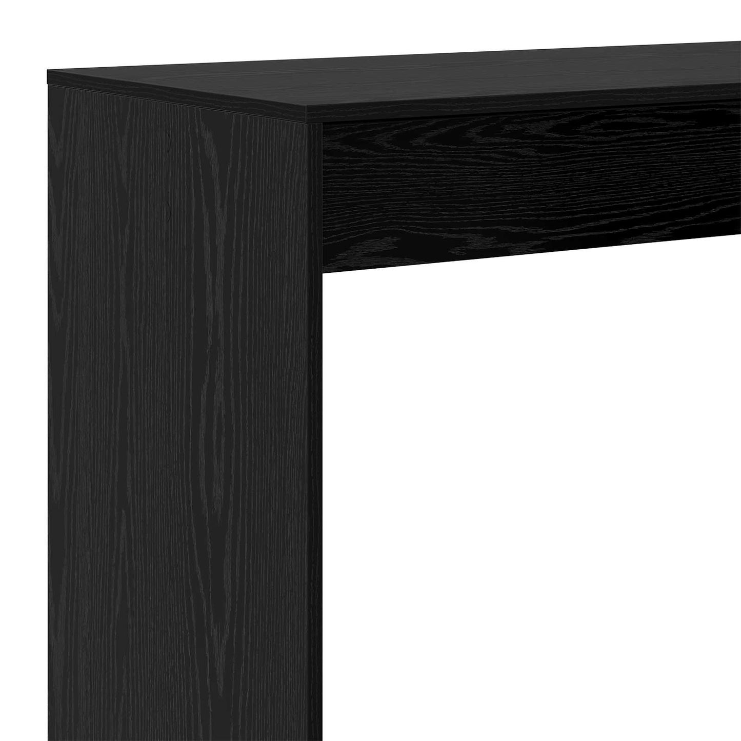 Bar Table 102 x 50 x 103.5 cm Engineered Wood Black Oak