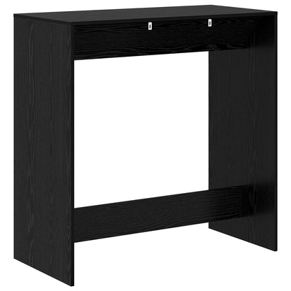 Bar Table 102 x 50 x 103.5 cm Engineered Wood Black Oak