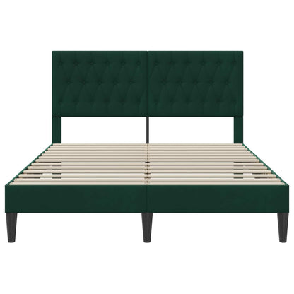Bed Frame with Headboard Black 180 x 200 cm Velvet