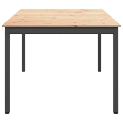 Dining Table Natural 200 x 100 x 75 cm Solid Pine Wood