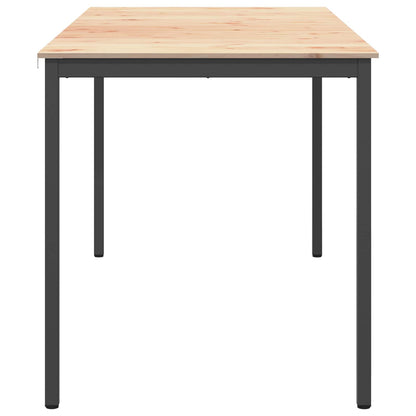 Bar Table Natural 200 x 100 x 105 cm Solid Pine Wood