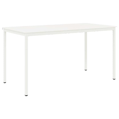 Bar Table White 200 x 100 x 105 cm Solid Pine Wood